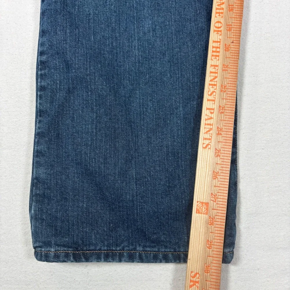 Eddie Bauer Mens Relaxed Fit Flannel Lined Jeans Blue Denim 38x30 Medium Wash